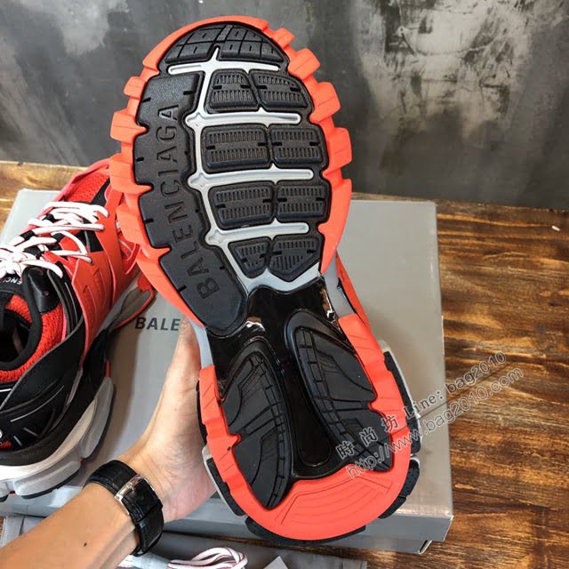 Balenciaga經典款男女鞋 巴黎世家頂級版本三代復古運動姥爺鞋 3代Triple-S 3.0 Balenciaga情侶款老爹鞋  hdbl1165